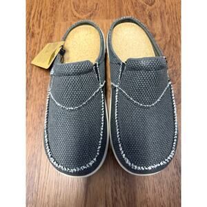 Mens Siesta Slides -Spenco footwear Charcoal grey size 9